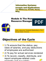 Module 4: The Human Resource Management Cycle: Accounting Information Systems: Essential Concepts and Applications