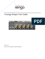 Voxengo Beeper User Guide en