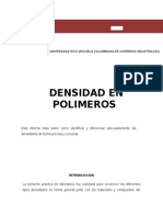 Laboratorio Densidad de Polimeros