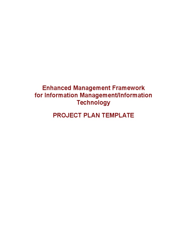 Enhanced Management Framework For Information Management/Information
