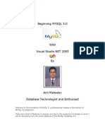 Download Beginning MYSQL 5 with Visual Studio NET 2005 by Adnan Ali SN2630643 doc pdf