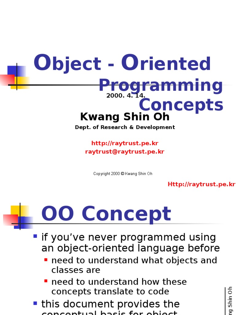 Object Orientedprogrammingconcepts 101114113502 Phpapp02 | PDF | Class ...