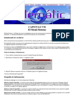 Manual de Sistematic - CAPITULO VIII