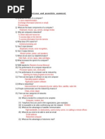 MODULE 1 (Questions and Possible Answers)