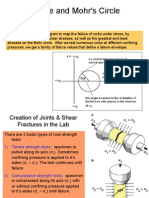 Mohr's Circle Analysis of Rock Failure Under Stress