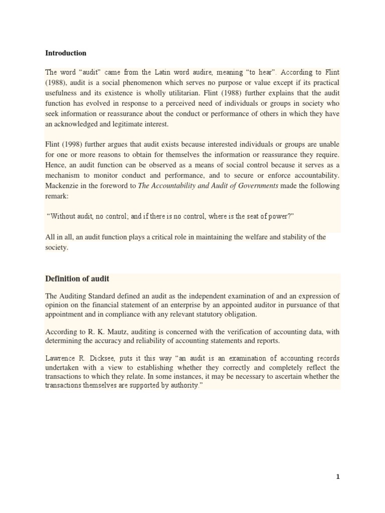 Audit Report PDF | PDF | Audit | Auditor's Report