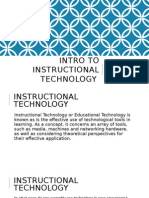 intro to instructional technology presentation