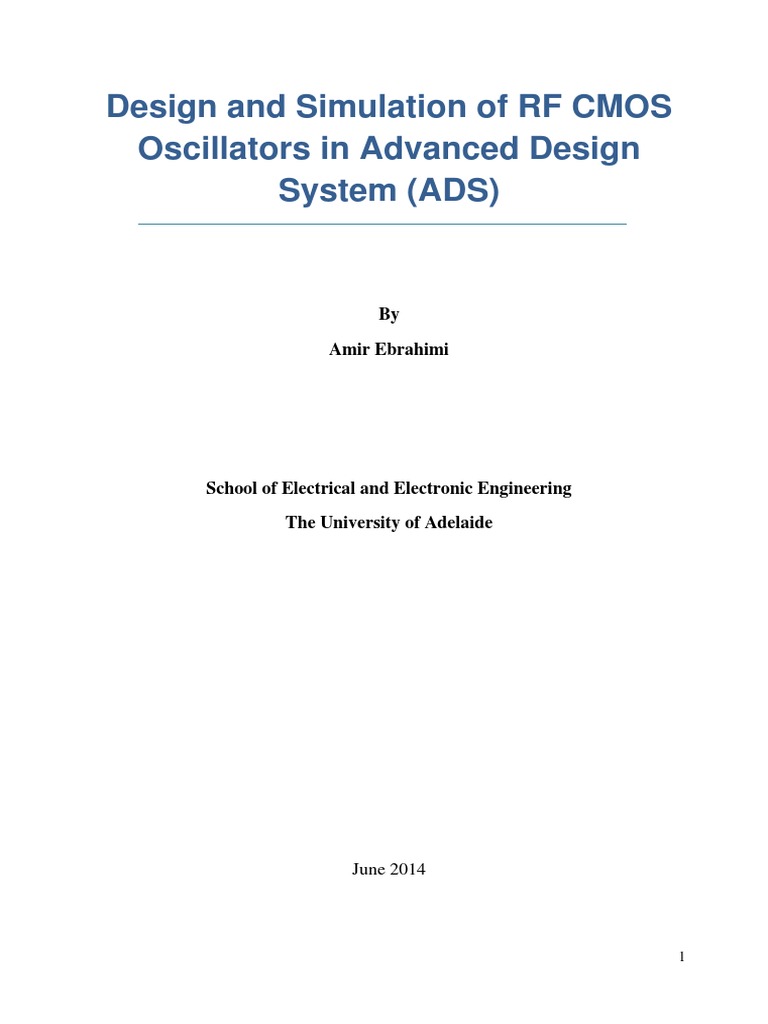 Oscillator Ads Design PDF