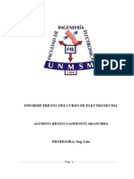 Informe ELECTROTECNIA NOrmas de Seguridad