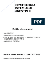 Curs Nr. 7 Fiziopatologia Sistemului Digestiv II