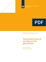 The Private Value of TBTF Guarantees for Large European Banks