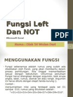 Fungsi Left Dan Not