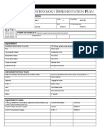 At Implementation Plan