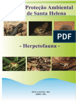 Caracterização da Herpetofauna da APA Serra Santa Helena