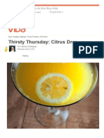 Thirsty Thursday_ Citrus Drop - Que Rica Vida