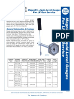 For LP Gas Service: Magnetic Liquid-Level Gauges