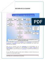 Historia de La Calidad