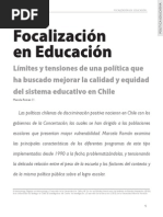 Román, M. (2008). Focalización en Educación
