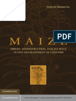 Duccio Bonavia Maize Origin, Domestication, and Its Role in The Development of Culture 2013