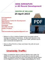 25 April 2015: Sundara Simhapuri A Blue Print For All Round Development