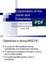 Examination of The Joints and Extremities