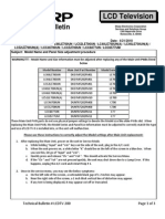 Sharp Lc-40le700un Lc-46le700un Lc-52le700un Lc-c46700un Lc-40le700una Lc-46le700una Lc-52le700una Lc-c52700un Lc-c6077un Lc-c6577um Tech Bulletin 280 Repair Tips