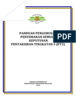 Panduan Pengurusan Penyemakan Semula PT3 - 22 Disember PDF