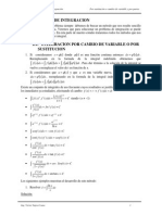 Tecnicas de Integracion para Int. Indefinidas