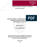 Audt Interna y Gestion en Constructoras Lima PDF