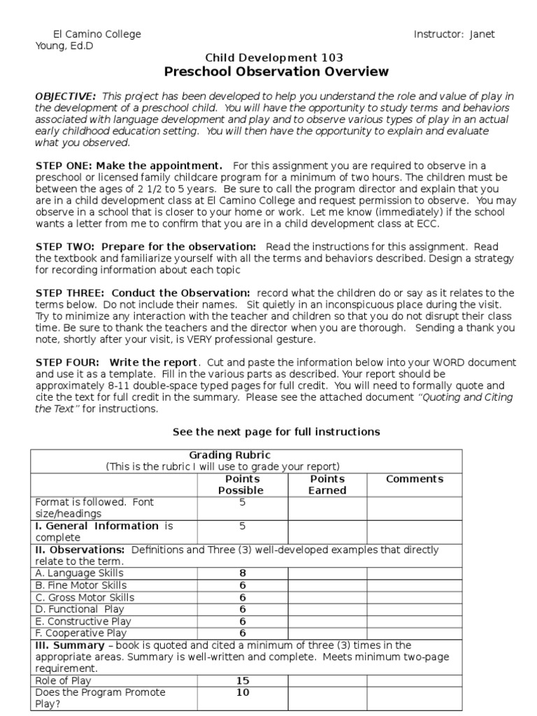 Preschool Observation - Online Class-3 | Preschool | Semiotics