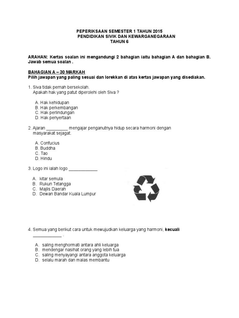 Soalan Psk Pdf