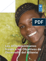 Los Afrocolombianos Frente Al Cumplimeinto de Los ODM - PNUD 2012