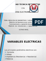 Medición de Parámetros y Variables Eléctricas