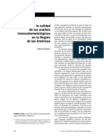 Control de Calidad Analisis Inhmunohematologicos