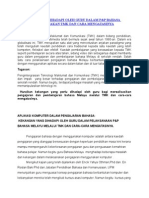 Kekangan Yang Dihadapi Oleh Guru Dalam P&P Bahasa Melayu Menggunakan TMK Dan Cara Mengatasinya