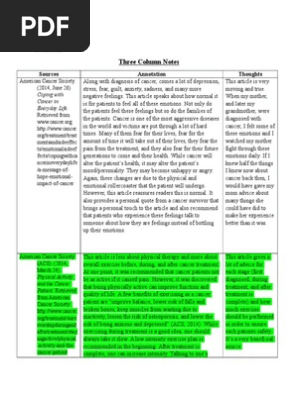 final 3 column notes