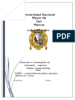 CROMATOGRAFIA Informe Labo Quimica Organica