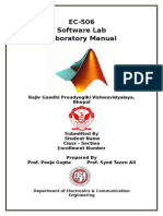 EC-506 Software Lab Laboratory Manual: Rajiv Gandhi Proudyogiki Vishwavidyalaya, Bhopal