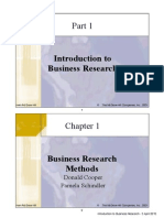 Introduction To Business Research