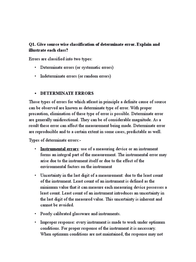 Analytical Project Download Free Pdf Significant Figures Student