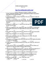 Tancet Mca Sample Paper