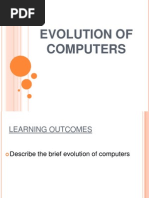 Evolution of Computers