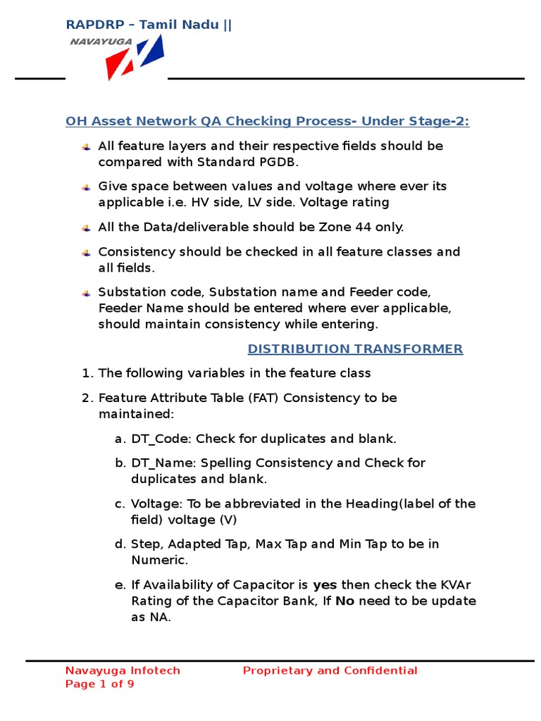 OH Network Check ListVer1.0 | PDF | Switch | Electrical Substation