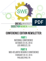 Drexel SWE Conference Edition Newsletter