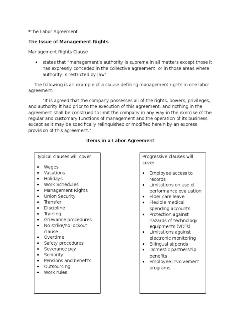 Understanding Labor Agreements and Rights | PDF | Trade Union | Arbitration