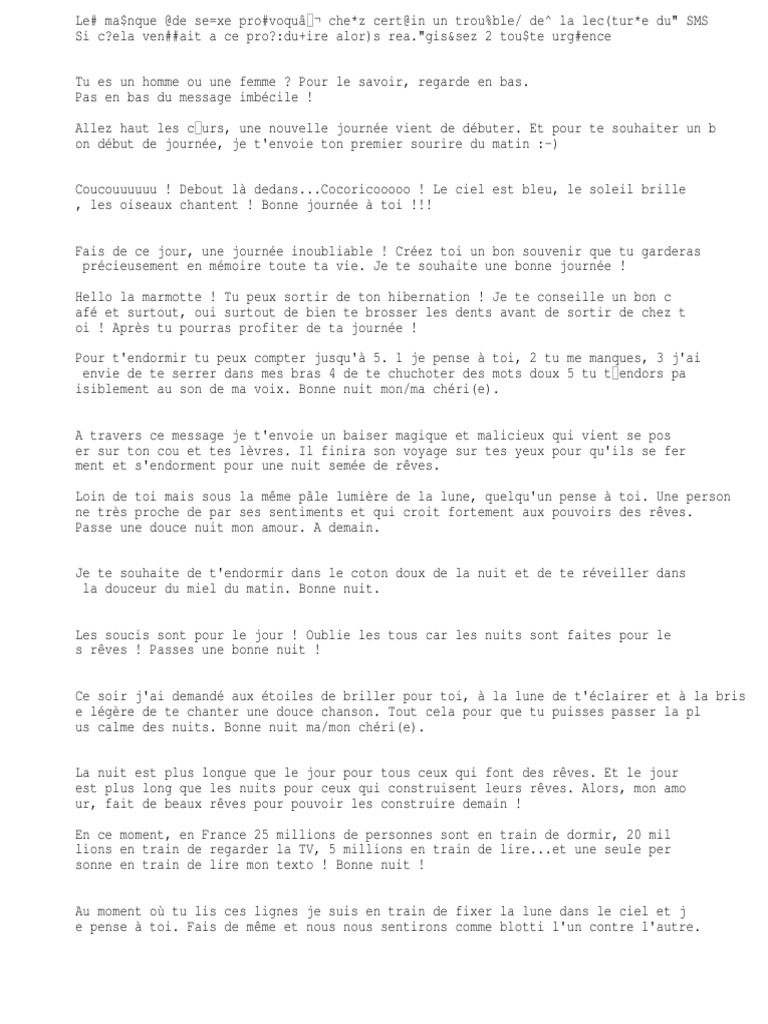 Sms Textos Service De Messages Courts Science