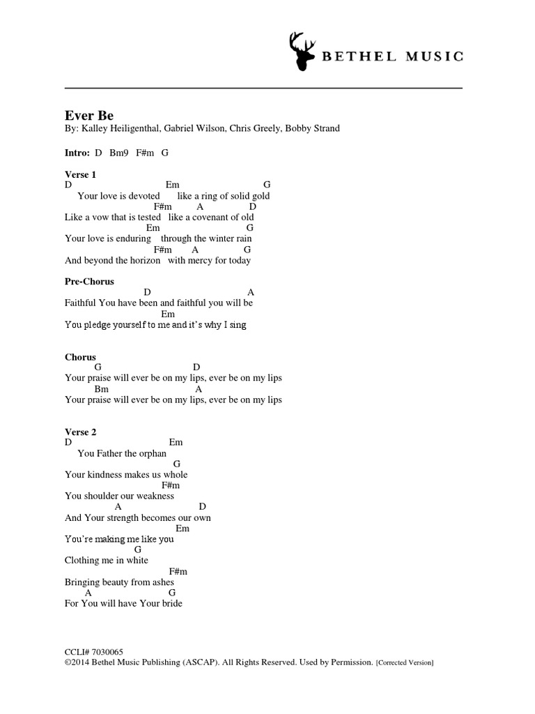 Ever Be Chords – Unlocking the Keys to a Timeless Melody