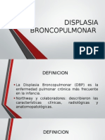 Displasia Broncopulmonar: Enfermedad Crónica Pulmonar Prematuros