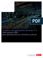 C.a.T.5_Interruptores Automáticos ABB Para Aplicaciones en Corriente Continua