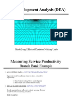 Data Envelopment Analysis (DEA) : Identifying Efficient Decision Making Units